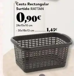 Gadis RATTAN Cesta Rectangular Surtido oferta