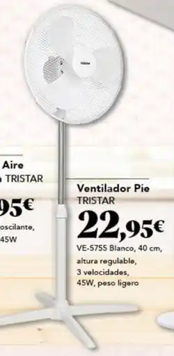 Gadis TRISTAR Ventilador Pie oferta