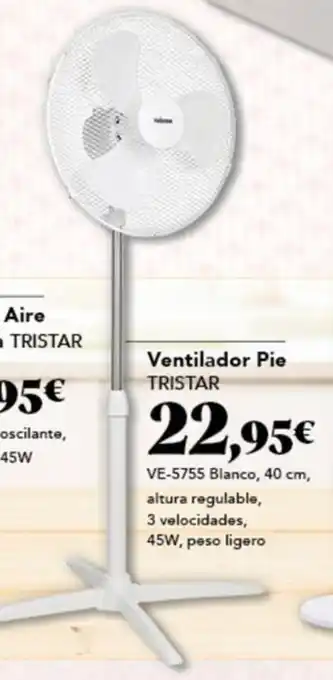 Gadis TRISTAR Ventilador Pie oferta