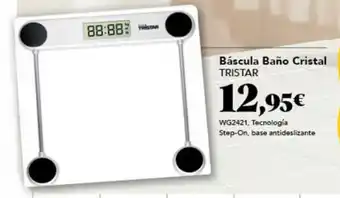 Gadis TRISTAR Báscula Baño Cristal oferta