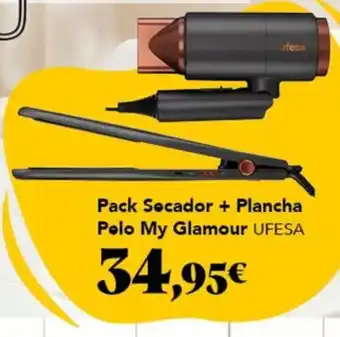 Gadis UFESA Pack Socador + Plancha Polo My Glamour oferta