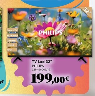 Gadis PHILIPS TV Led 32" 32PHS6009/12 oferta