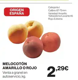 Supercor Melocotón amarillo o rojo oferta