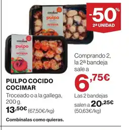 Supercor COCIMAR Pulpo cocido oferta