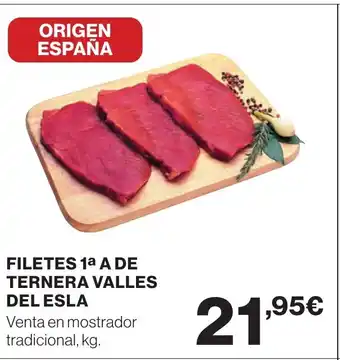 Supercor Filetes 1a a de ternera valles del esla oferta