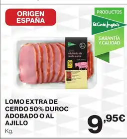 Supercor Lomo extra de cerdo 50% duroc adobado o al ajillo oferta
