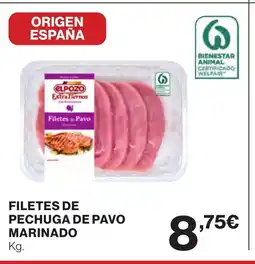 Supercor Filetes de pechuga de pavo marinado oferta