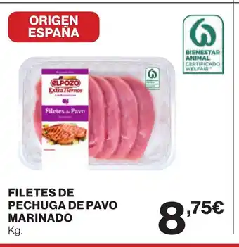 Supercor Filetes de pechuga de pavo marinado oferta