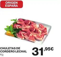 Supercor Chuletas de cordero lechal oferta