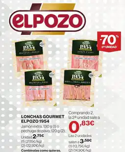 Supercor ELPOZO 1954 Lonchas gourmet oferta