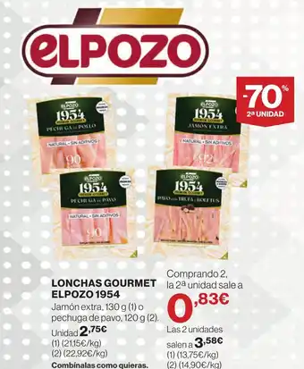 Supercor ELPOZO 1954 Lonchas gourmet oferta