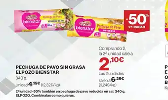 Supercor ELPOZO BIENSTAR Pechuga de pavo sin grasa oferta