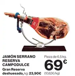 Supercor Jamón serrano reserva campodulce oferta