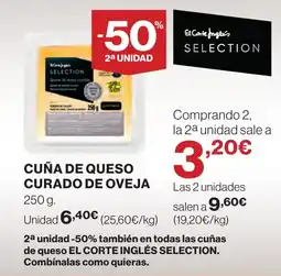 Supercor Cuña de queso curado de oveja oferta