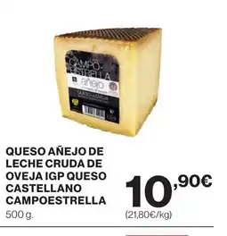 Supercor Queso añejo de leche cruda de oveja igp queso castellano oferta