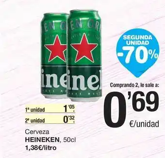 SPAR Fragadis Cerveza Heineken 50cl oferta