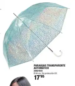 Optimus Paraguas transparente automático oferta