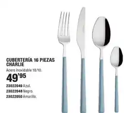 Optimus Cubertería 16 piezas charlie oferta