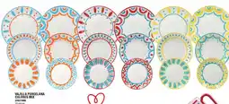 Optimus Vajilla porcelana colores mix oferta