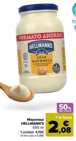 Carrefour HELLMANN'S Mayonesa oferta