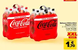 Carrefour COCA-COLA Refresco Regular o Zero oferta