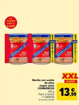 Carrefour CONSORCIO Bonito con aceite de oliva virgen extra oferta