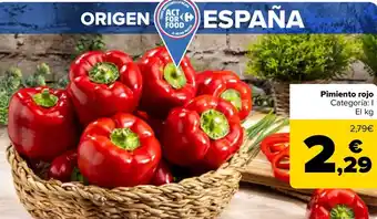 Carrefour Pimiento rojo oferta