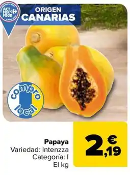 Carrefour Papaya oferta