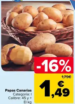 Carrefour Papas Canarias oferta