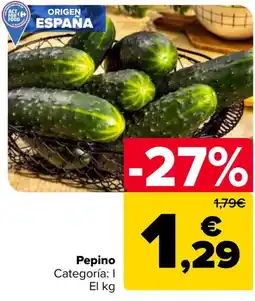 Carrefour Pepino oferta