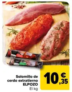 Carrefour ELPOZO Solomillo de cerdo extratierno oferta