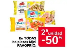 Carrefour PAVOFRÍO En todas las piezas mini oferta