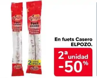 Carrefour ELPOZO En fuets Casero oferta