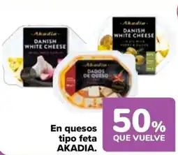 Carrefour AKADIA En quesos tipo feta oferta
