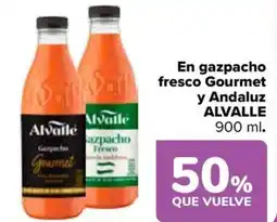 Carrefour ALVALLE En gazpacho fresco Gourmet y Andaluz oferta