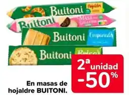 Carrefour BUITONI En masas de hojaldre oferta