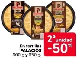 Carrefour PALACIOS En tortillas oferta