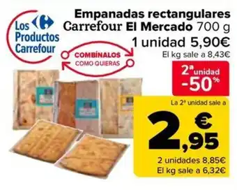 Carrefour Empanadas rectangulares Carrefour El Mercado oferta
