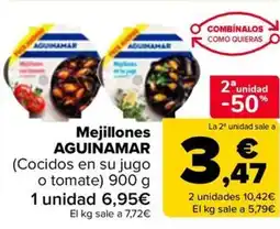 Carrefour AGUINAMAR Mejillones oferta