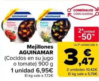 Carrefour AGUINAMAR Mejillones oferta
