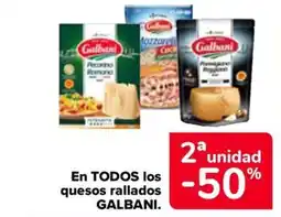 Carrefour GALBANI En todos los quesos rallados oferta