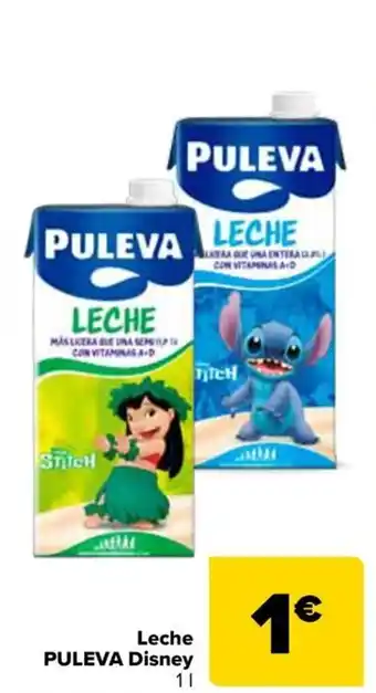 Carrefour PULEVA Leche Disney oferta