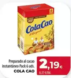 Spar Tenerife Cola cao - preparado al cacao instantaneo oferta