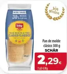 Spar Tenerife Schär - pan de molde clasico oferta