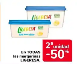 Carrefour LIGERESA En todas las margarinas oferta