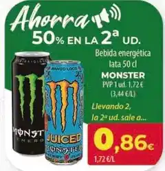 Spar Tenerife Mango - bebida energética oferta