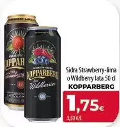 Spar Tenerife Premium - sidra strawberry-lima o wildberry oferta