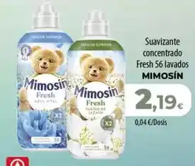 Spar Tenerife Mimosín - suavizante concentrado fresh 56 lavados oferta
