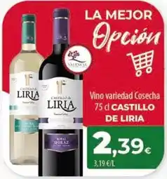 Spar Tenerife Castillo de liria - vino variedad cosecha oferta