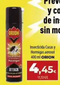 Spar Tenerife Orion - insecticida cucas y hormigas aerosol oferta